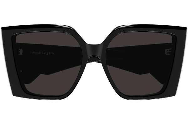 Sluneční brýle Alexander McQueen AM0467S 001 Squared Černé