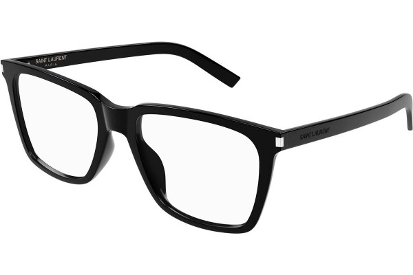 Brýle Saint Laurent SL717SLIM 001 Squared Černé