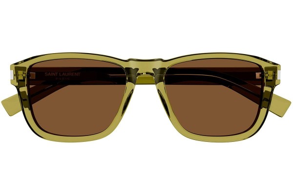 Sluneční brýle Saint Laurent SL710 005 Squared Zelené