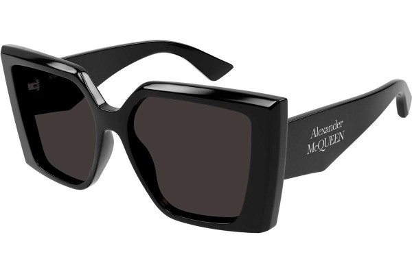 Sluneční brýle Alexander McQueen AM0467S 001 Squared Černé