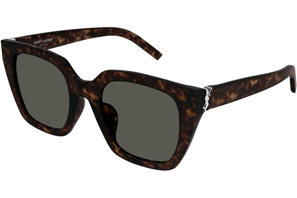 Sluneční brýle Saint Laurent SLM143 002 Squared Havana