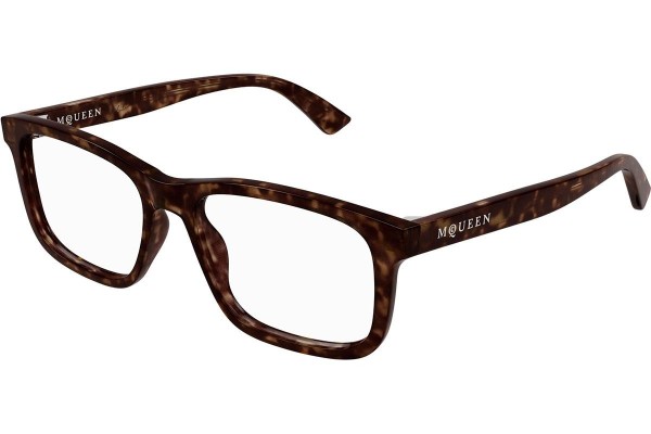 Brýle Alexander McQueen AM0486O 007 Squared Havana