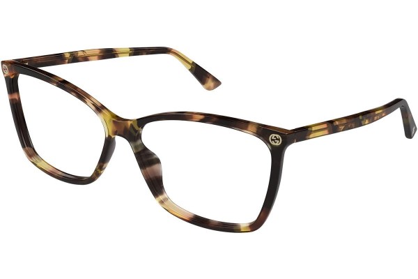 Brýle Gucci GG0025O 014 Cat Eye Havana