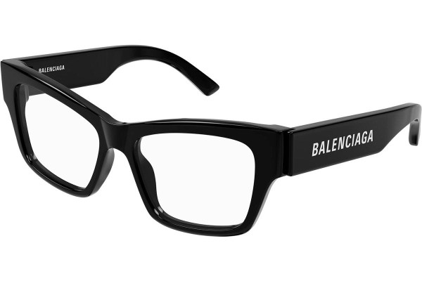 Brýle Balenciaga BB0378O 001 Squared Černé