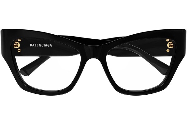 Brýle Balenciaga BB0362O 001 Squared Černé