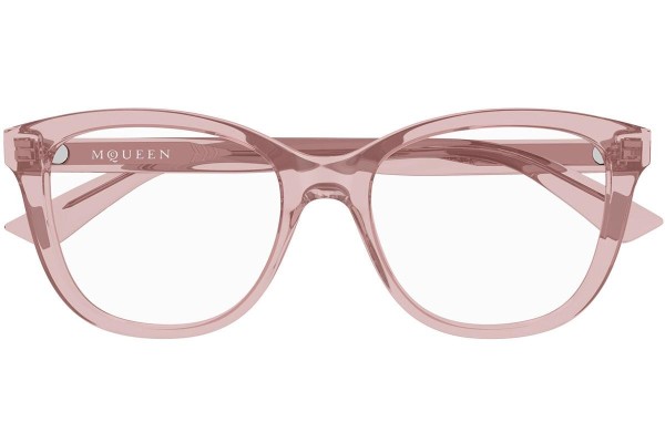 Brýle Alexander McQueen AM0487O 004 Squared Červené