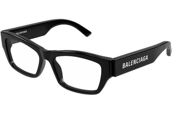 Brýle Balenciaga BB0377O 001 Squared Černé