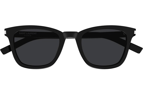 Sluneční brýle Saint Laurent SL716SLIM 001 Squared Černé