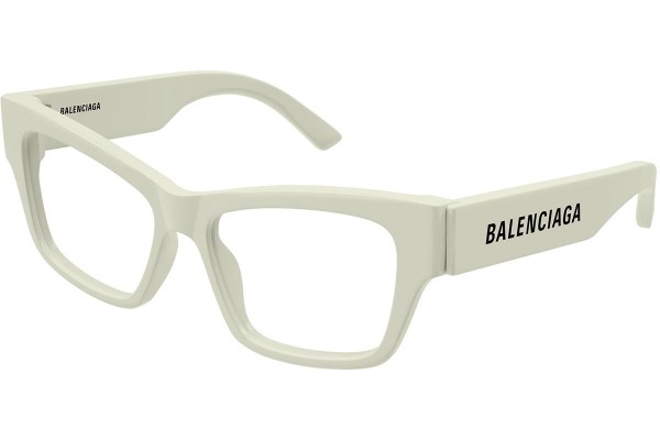 Brýle Balenciaga BB0378O 004 Squared Béžové