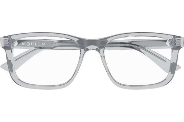 Brýle Alexander McQueen AM0486O 009 Squared Šedé