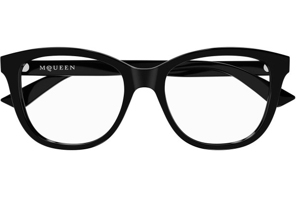 Brýle Alexander McQueen AM0487O 001 Squared Černé