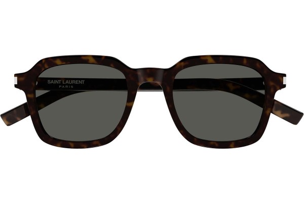 Sluneční brýle Saint Laurent SL715SLIM 002 Squared Havana