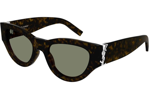 Sluneční brýle Saint Laurent SLM94 008 Cat Eye Havana