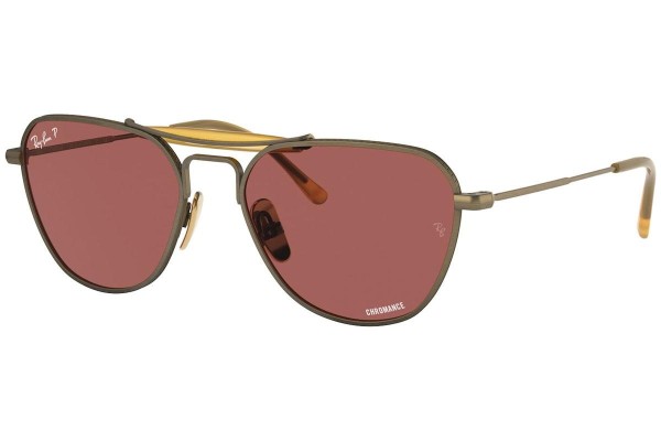 Sluneční brýle Ray-Ban Chromance Collection RB8064 9207AL Polarized Speciální Hnědé