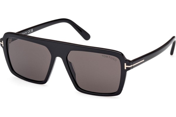 Sluneční brýle Tom Ford Vincent FT1176 01A Squared Černé