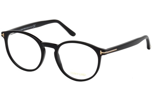 Brýle Tom Ford FT5524 001 Okrouhlé Černé