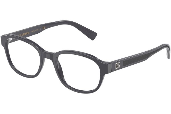 Brýle Dolce & Gabbana DG3339 3090 Okrouhlé Šedé