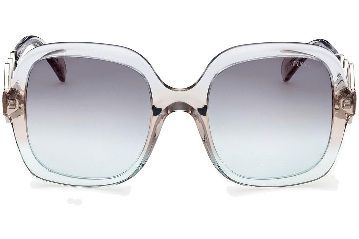 Emilio Pucci EP0173 86B(Light Blue/Smoke Gradient Lenses