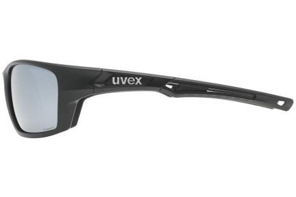 Sluneční brýle uvex sportstyle 232 P Black Mat S3 Polarized Obdélníkové Černé