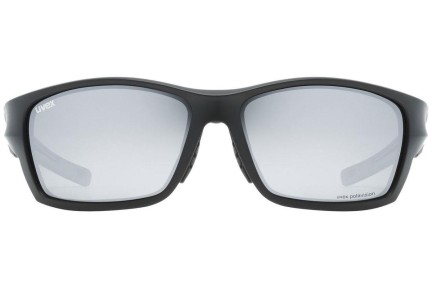 Sluneční brýle uvex sportstyle 232 P Black Mat S3 Polarized Obdélníkové Černé