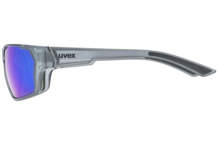 Sluneční brýle uvex sportstyle 233 P Smoke Mat S3 Polarized Obdélníkové Šedé