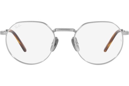 Brýle Ray-Ban Jack Titanium Titanium Collection RX8265V 1224 Okrouhlé Stříbrné