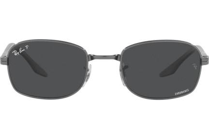 Sluneční brýle Ray-Ban Chromance Collection RB3690 004/K8 Polarized Obdélníkové Stříbrné