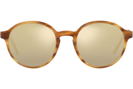 Sluneční brýle Giorgio Armani AR8160 5921V9 Okrouhlé Havana