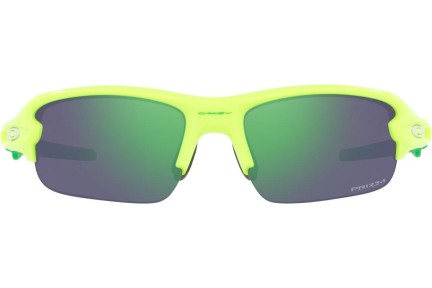 Sluneční brýle Oakley Flak XXS OJ9008-04 Obdélníkové Zelené