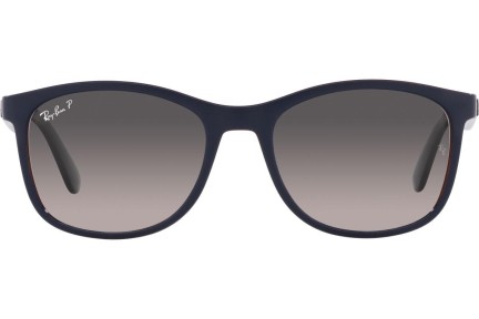 Sluneční brýle Ray-Ban RB4374 6601M3 Polarized Squared Modré