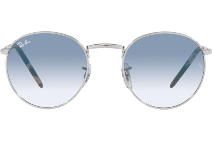 Sluneční brýle Ray-Ban New Round RB3637 003/3F Okrouhlé Stříbrné