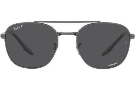 Sluneční brýle Ray-Ban Chromance Collection RB3688 004/K8 Polarized Squared Stříbrné