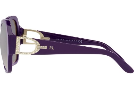 Sluneční brýle Ralph Lauren RL8202B 5412V6 Cat Eye Fialové