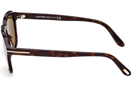 Sluneční brýle Tom Ford FT0931 52H Polarized Okrouhlé Havana