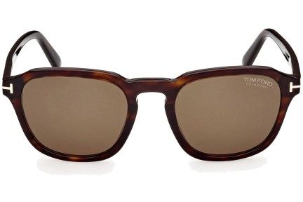 Sluneční brýle Tom Ford FT0931 52H Polarized Okrouhlé Havana