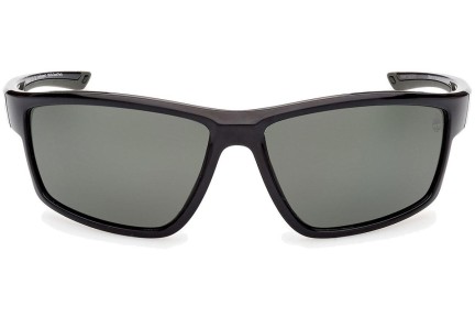 Sluneční brýle Timberland TB9287 01R Polarized Obdélníkové Černé