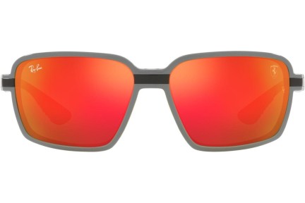 Sluneční brýle Ray-Ban Scuderia Ferrari Collection RB8360M F6726Q Obdélníkové Šedé