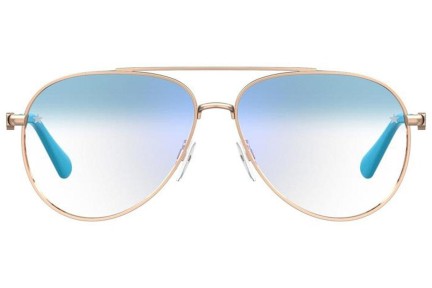 Brýle Chiara Ferragni CF1009/BB HOT/K6 blue-light [non-prescription] Pilot Zlaté