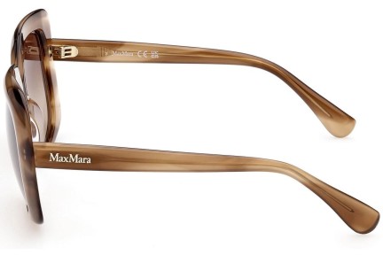 Sluneční brýle Max Mara MM0038 47F Obdélníkové Hnědé