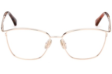 Brýle Max Mara MM5056 028 Obdélníkové Zlaté