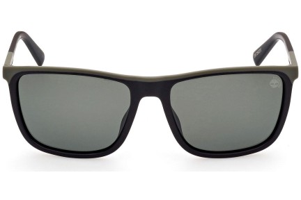 Sluneční brýle Timberland TB9302 02R Polarized Squared Černé