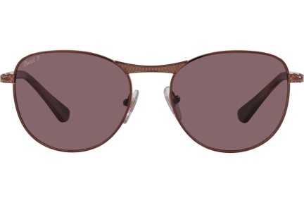 Sluneční brýle Persol PO1002S 1124AF Polarized Okrouhlé Hnědé