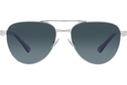 Sluneční brýle Persol PO1003S 518/S3 Polarized Pilot Stříbrné