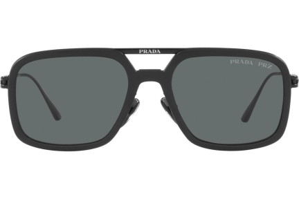 Sluneční brýle Prada PR57ZS 1BO5Z1 Polarized Squared Černé