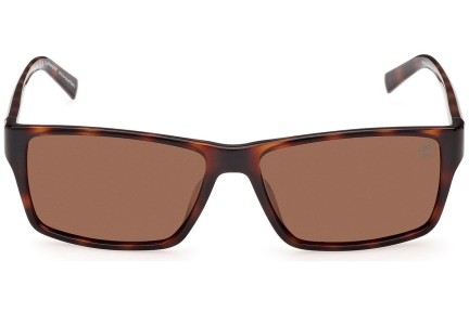 Sluneční brýle Timberland TB9297 52H Polarized Obdélníkové Havana