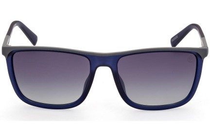 Sluneční brýle Timberland TB9302 91D Polarized Squared Modré