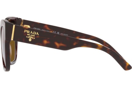 Sluneční brýle Prada PR17ZS 2AU5Y1 Polarized Squared Havana