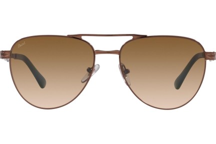 Sluneční brýle Persol PO1003S 112451 Pilot Hnědé