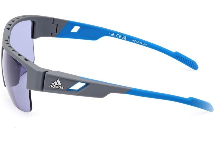 Sluneční brýle Adidas Sport SP0070 20V Obdélníkové Šedé