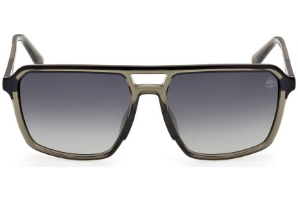 Sluneční brýle Timberland TB9301 96R Polarized Squared Zelené